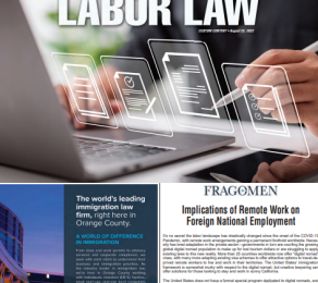 EMPLOYMENT & LABOR LAW – OC 2022