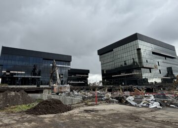 Demolition Begins for Santa Ana Offices