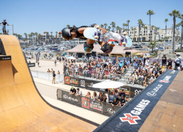 X Games Tests Model at HB Surfing Open