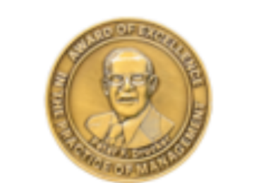 On The Move: Peter F. Drucker School of Management Presents Award of Excellence in the Practice of Management