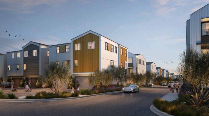 Rendering of 426 for-sale homes are proposed at Von Karman Avenue and Alton Parkway