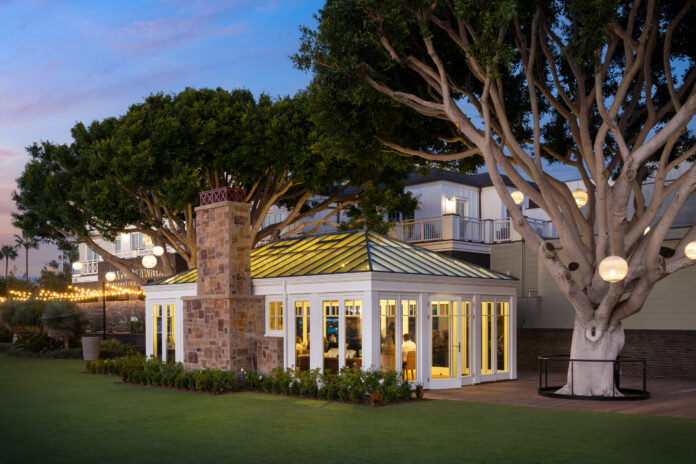 Glass House is a brand-new 540-square-foot structure built at Lido House to accommodate special events