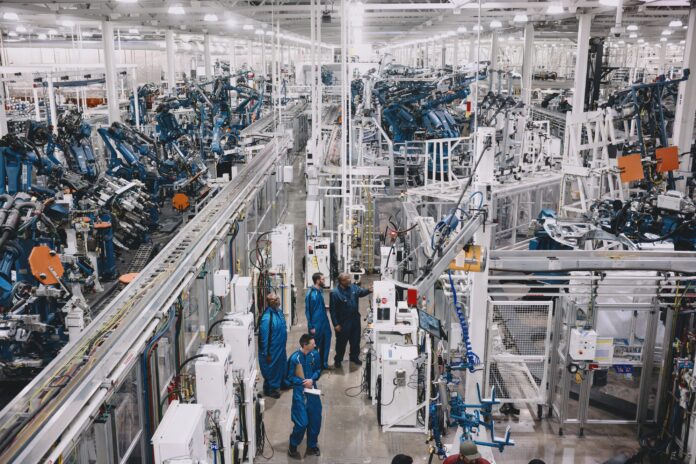 Rivian currently manufactures its EVs in Normal, Illinois