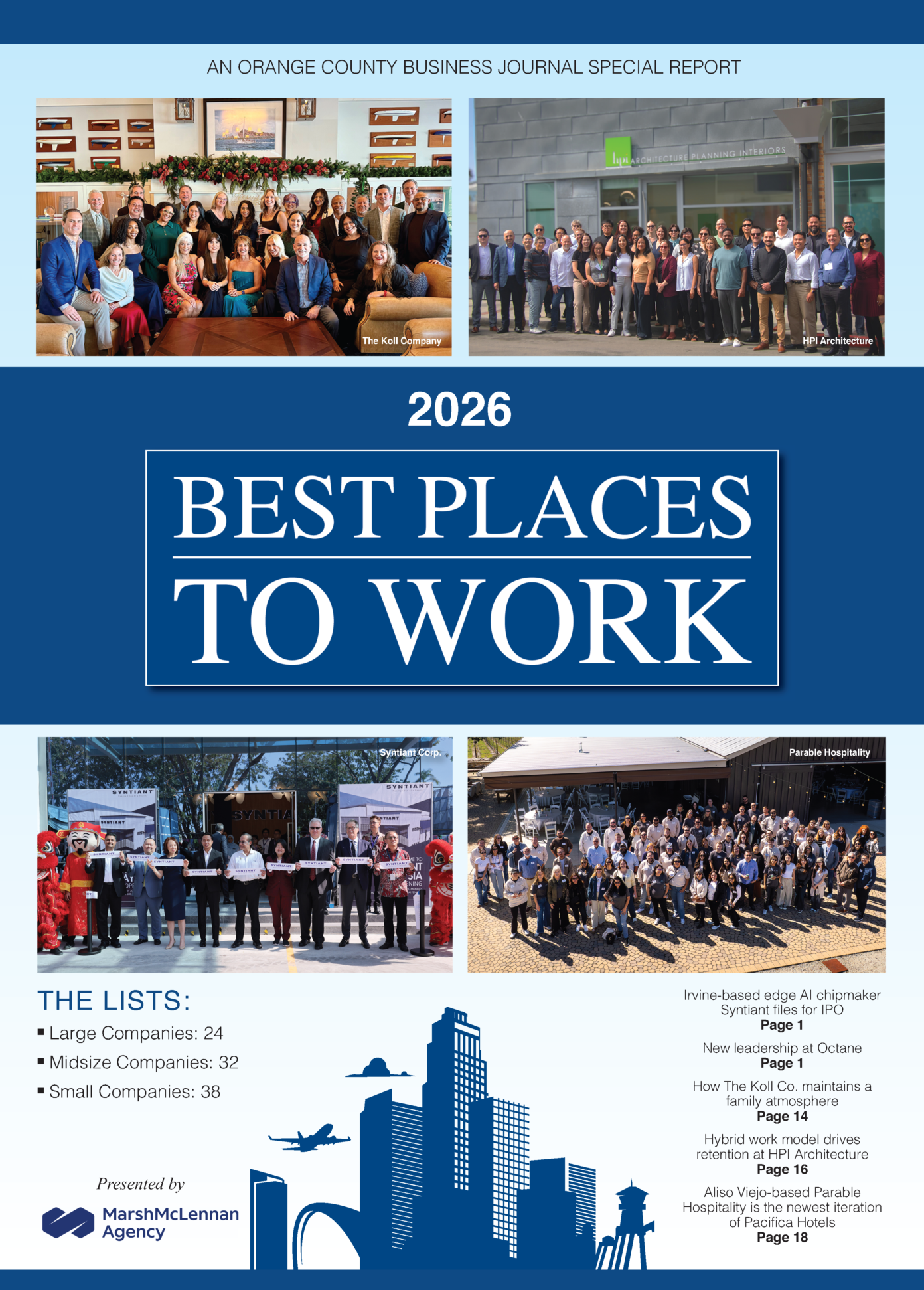 Best Places to Work 2026 - Orange County Business Journal