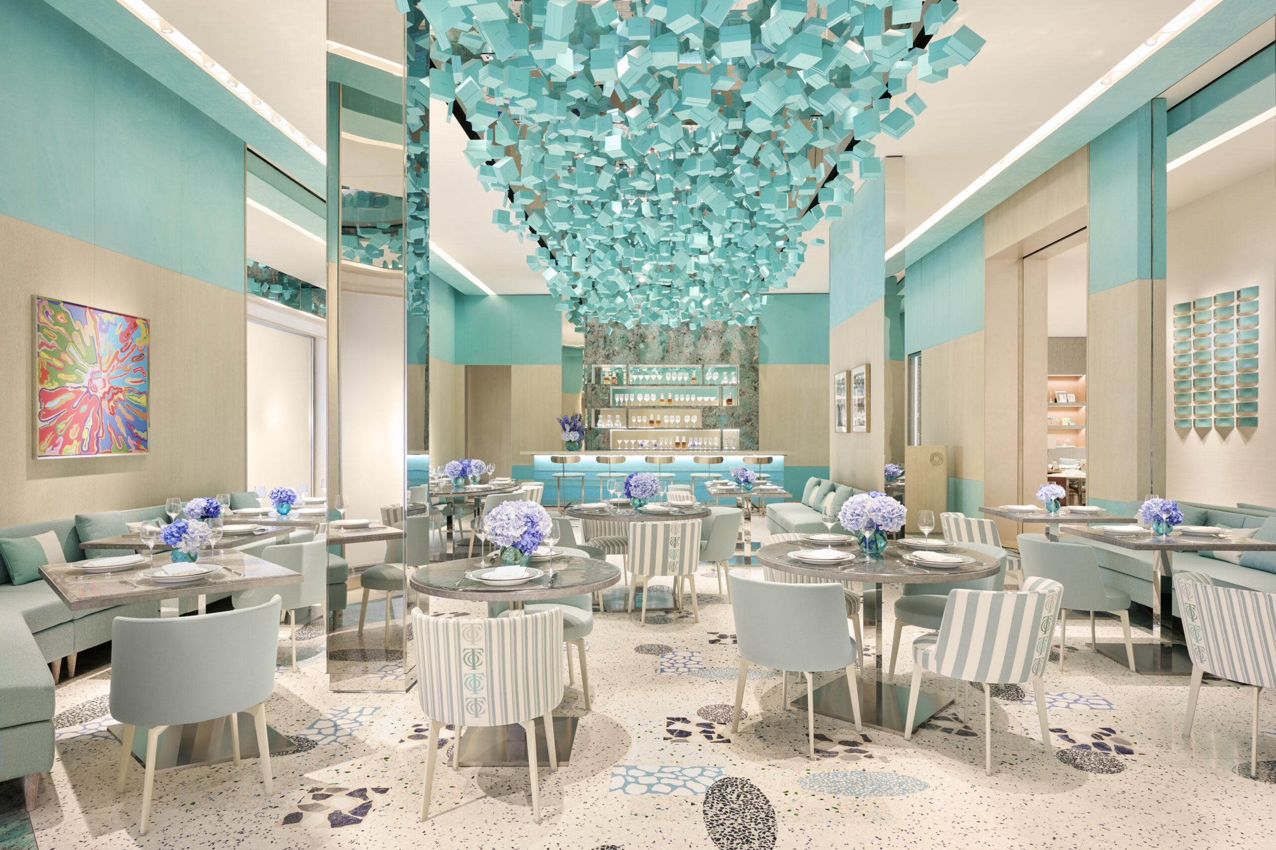 Tiffany & Co. Opens Blue Box Café at South Coast Plaza