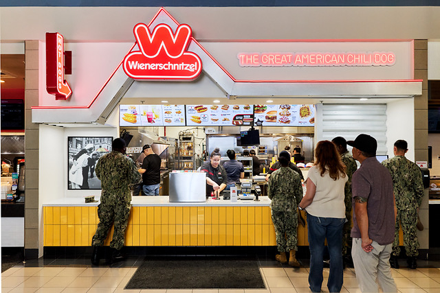 New Wienerschnitzel location at Naval Base San Diego
